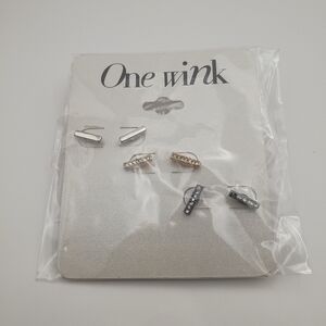 Silver and Gold Earrings Set